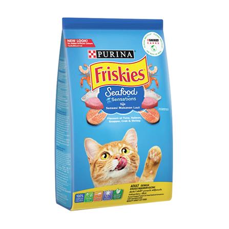 อาหารแมว FRISKIES SEAFOOD SENSATIONS 2.5 กก.