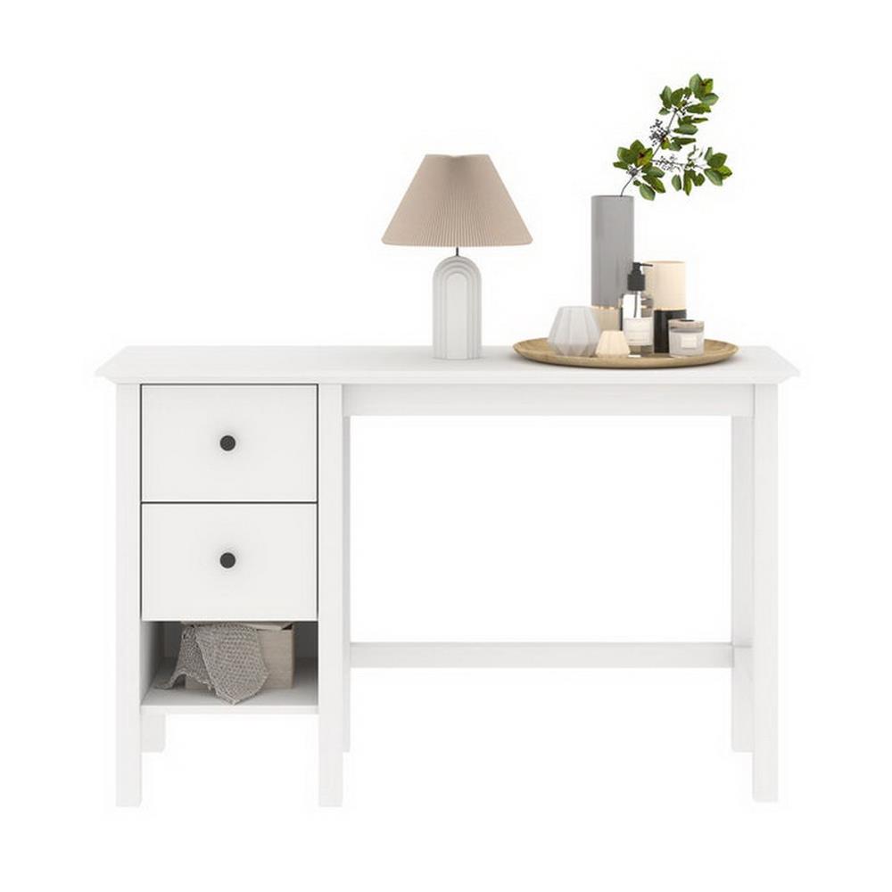 โต๊ะเครื่องแป้ง KONCEPT MONETA 120 ซม. สีขาว