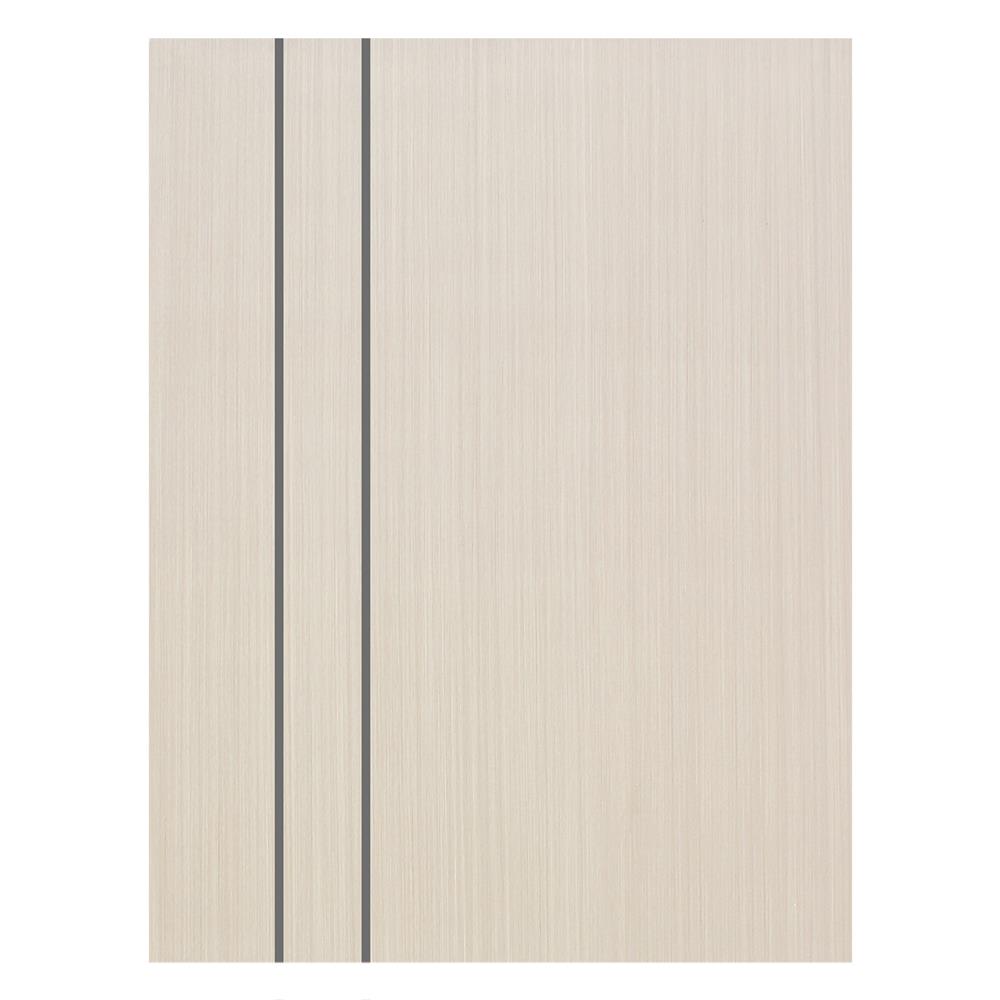 ประตูภายใน UPVC ECO-DOOR UC4-2L 80X200 ซม. สีครีม ไม่เจาะลูกบิด