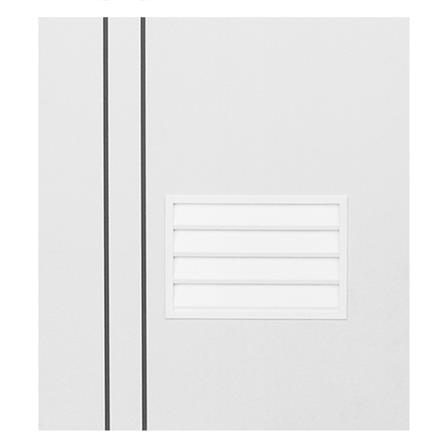 ประตูห้องน้ำ UPVC ECO-DOOR PG2 70X200 ซม. สีขาว เจาะลูกบิด_2