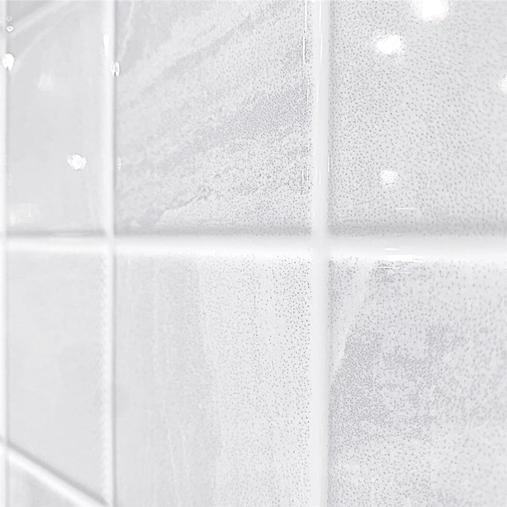 กระเบื้องผนัง 10x16 นิ้ว COTTO ฮาร์เมโลดี้เดคโค่ ขาว PM (ION) 1 ตร.ม.