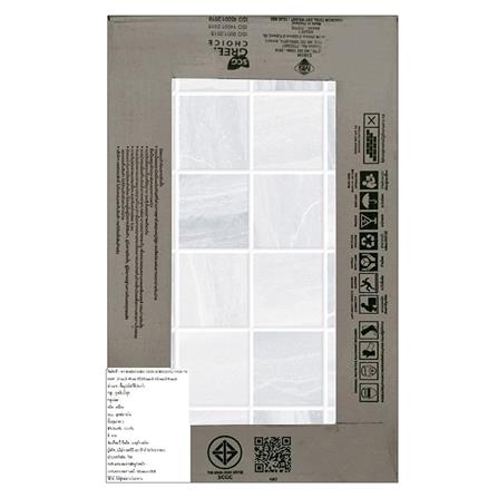 กระเบื้องผนัง 10x16 นิ้ว COTTO ฮาร์เมโลดี้เดคโค่ ขาว PM (ION) 1 ตร.ม._7