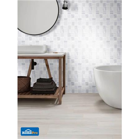 กระเบื้องผนัง 10x16 นิ้ว COTTO ฮาร์เมโลดี้เดคโค่ ขาว PM (ION) 1 ตร.ม._4