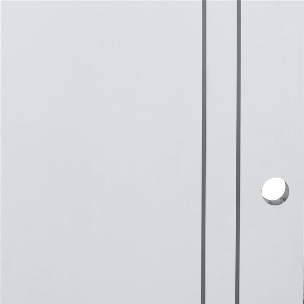 ประตูห้องน้ำ UPVC ECO-DOOR P2 70X200 ซม. สีขาว เจาะลูกบิด