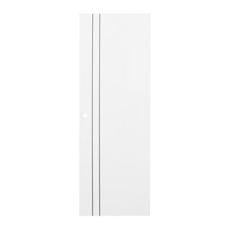 ประตูห้องน้ำ UPVC ECO-DOOR P2 70X200 ซม. สีขาว เจาะลูกบิด_0