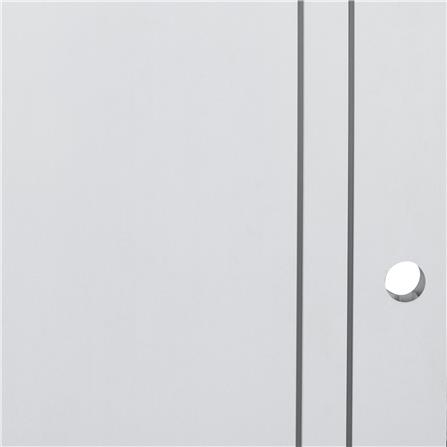 ประตูห้องน้ำ UPVC ECO-DOOR P2 70X200 ซม. สีขาว เจาะลูกบิด_2