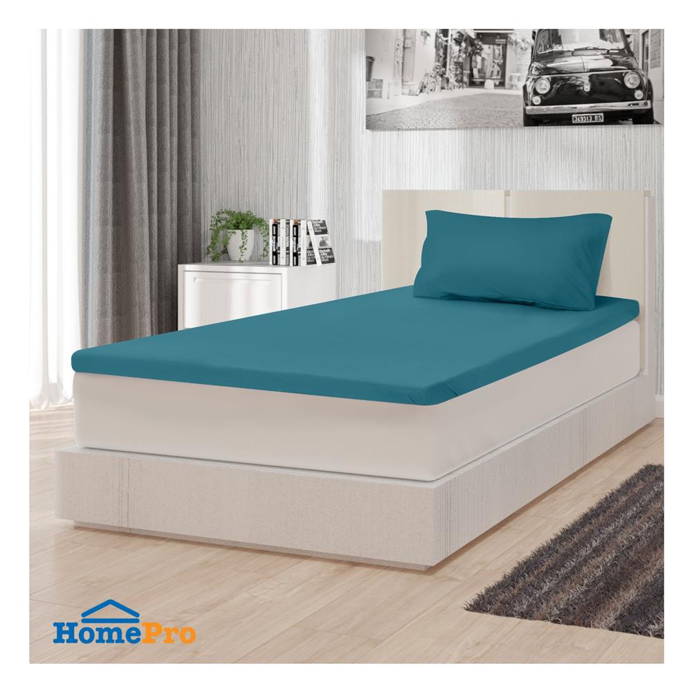 ชุดผ้าปู TOPPER 3 ฟุต 2 ชิ้น HOME LIVING STYLE FLOAT สีเขียว