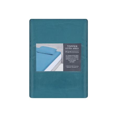 ชุดผ้าปู TOPPER 3 ฟุต 2 ชิ้น HOME LIVING STYLE FLOAT สีเขียว_3