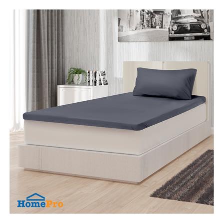 ชุดผ้าปู TOPPER 3 ฟุต 2 ชิ้น HOME LIVING STYLE FLOAT สีเทา_0