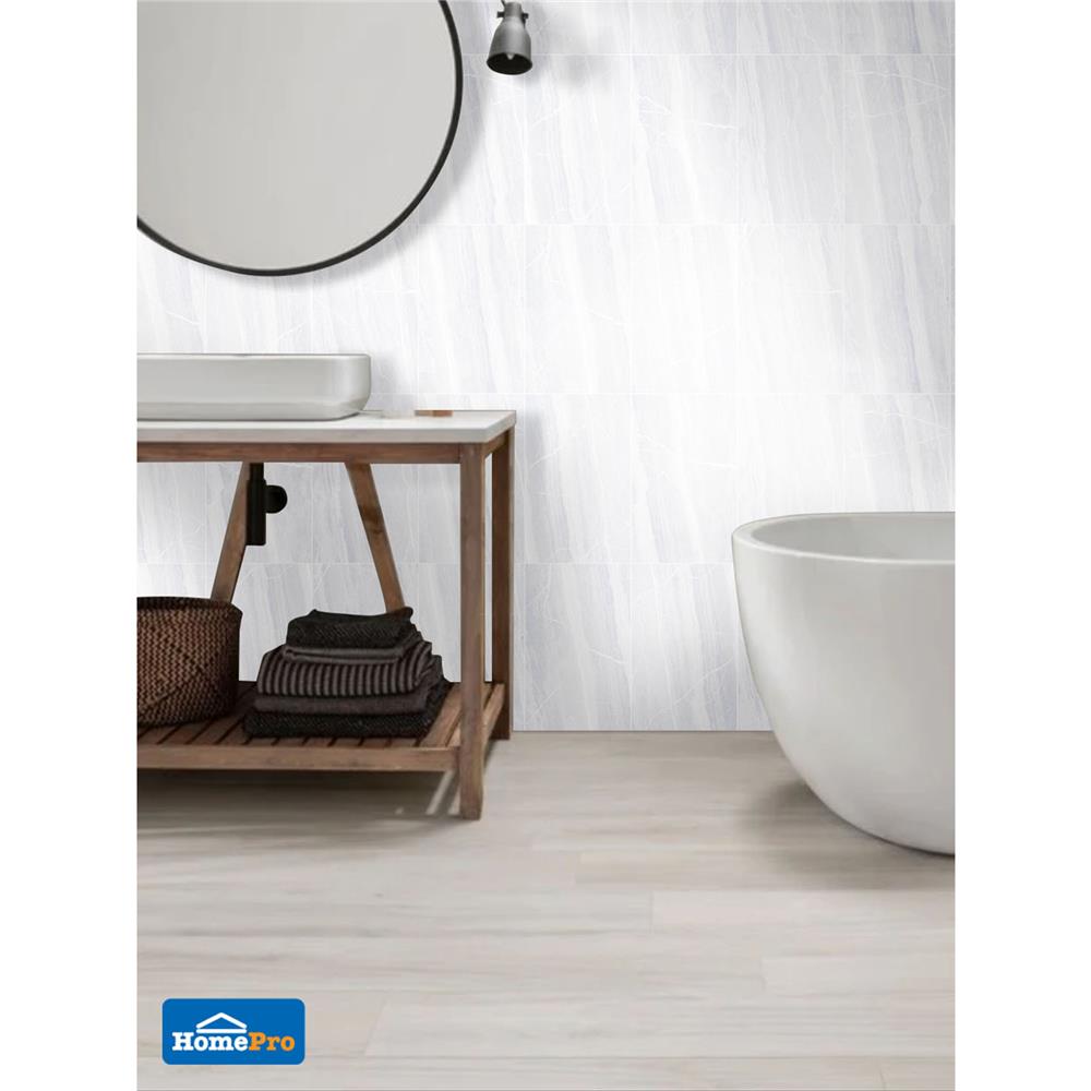 กระเบื้องผนัง 10x16 นิ้ว COTTO ฮาร์เมโลดี้ ขาว PM (ION)