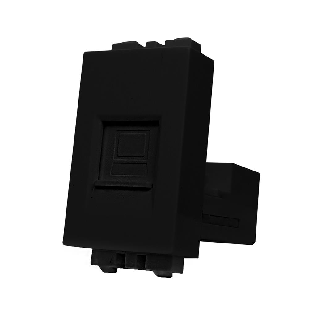 เต้ารับคอมพิวเตอร์ CT ELECTRIC CAT5E LAN-1 (B) สีดำ