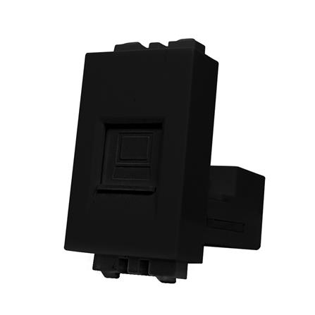 เต้ารับคอมพิวเตอร์ CT ELECTRIC CAT5E LAN-1 (B) สีดำ