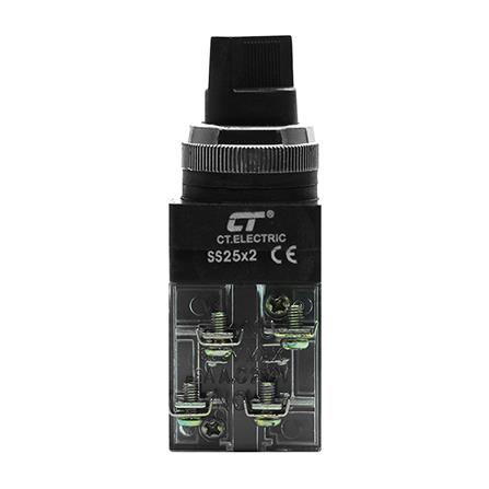 สวิตช์ลูกศร 2 จังหวะ CT ELECTRIC SS25 220 โวลต์ 25 มม. สีดำ
