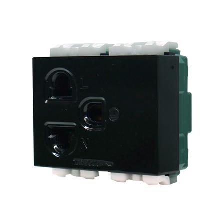 เต้ารับเดี่ยว 3 ขา CT ELECTRIC CPS-113 สีดำ_1