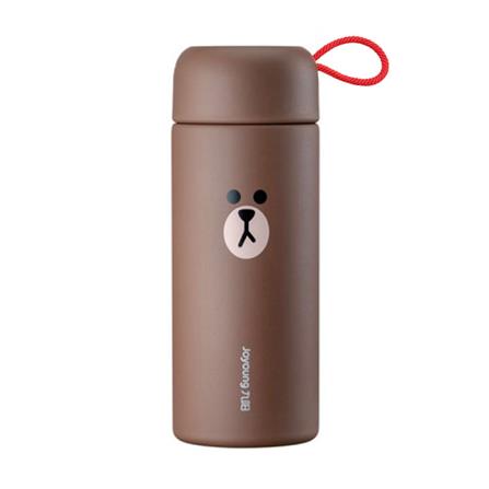 กระติกสุญญากาศ JOYOUNG LINE FRIEND BROWN 0.26 ลิตร_0