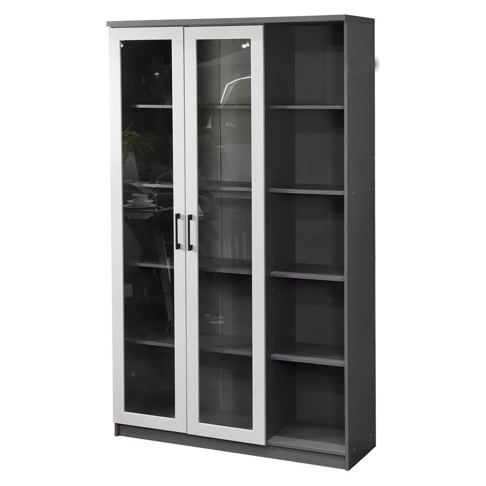 ตู้โชว์ 2 บานเปิด FURDINI ARGUS สีเทา