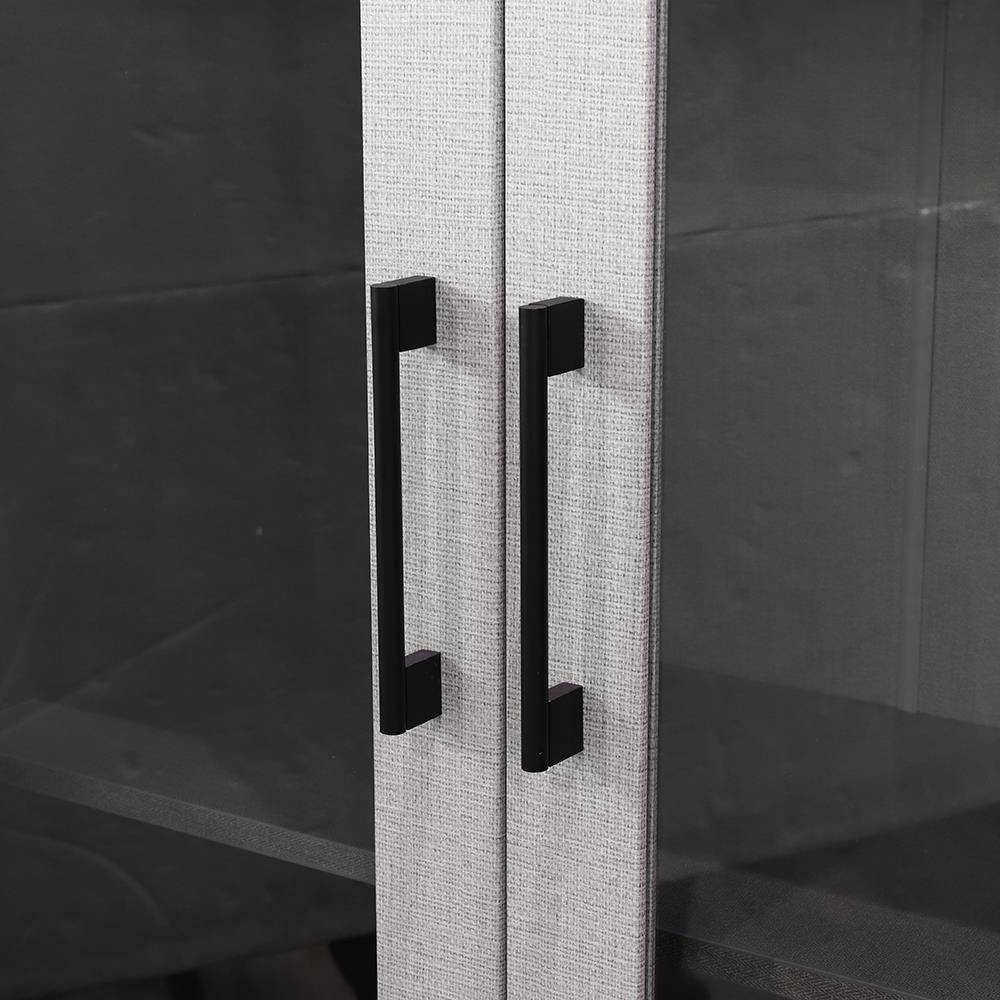 ตู้โชว์ 2 บานเปิด FURDINI ARGUS สีเทา