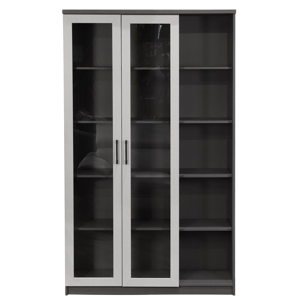 ตู้โชว์ 2 บานเปิด FURDINI ARGUS สีเทา