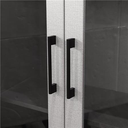 ตู้โชว์ 2 บานเปิด FURDINI ARGUS สีเทา_1