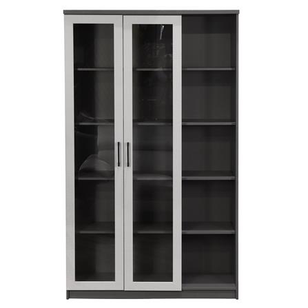 ตู้โชว์ 2 บานเปิด FURDINI ARGUS สีเทา_2