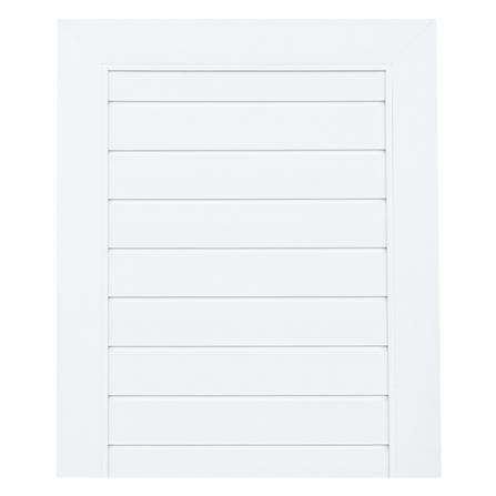 ประตูภายนอก UPVC เจาะลูกบิด ECO-DOOR TLW 80x200 ซม. สีขาว_2