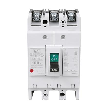 เมนเซอร์กิตเบรกเกอร์ 100 แอมป์ 3 โพล 3 เฟส CT ELECTRIC รุ่น NF125-CW