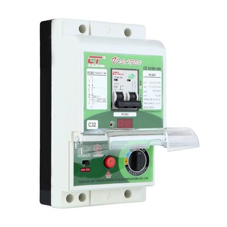 เครื่องตัดไฟ CT ELECTRIC RCBO V-SAFE 32 แอมป์_1
