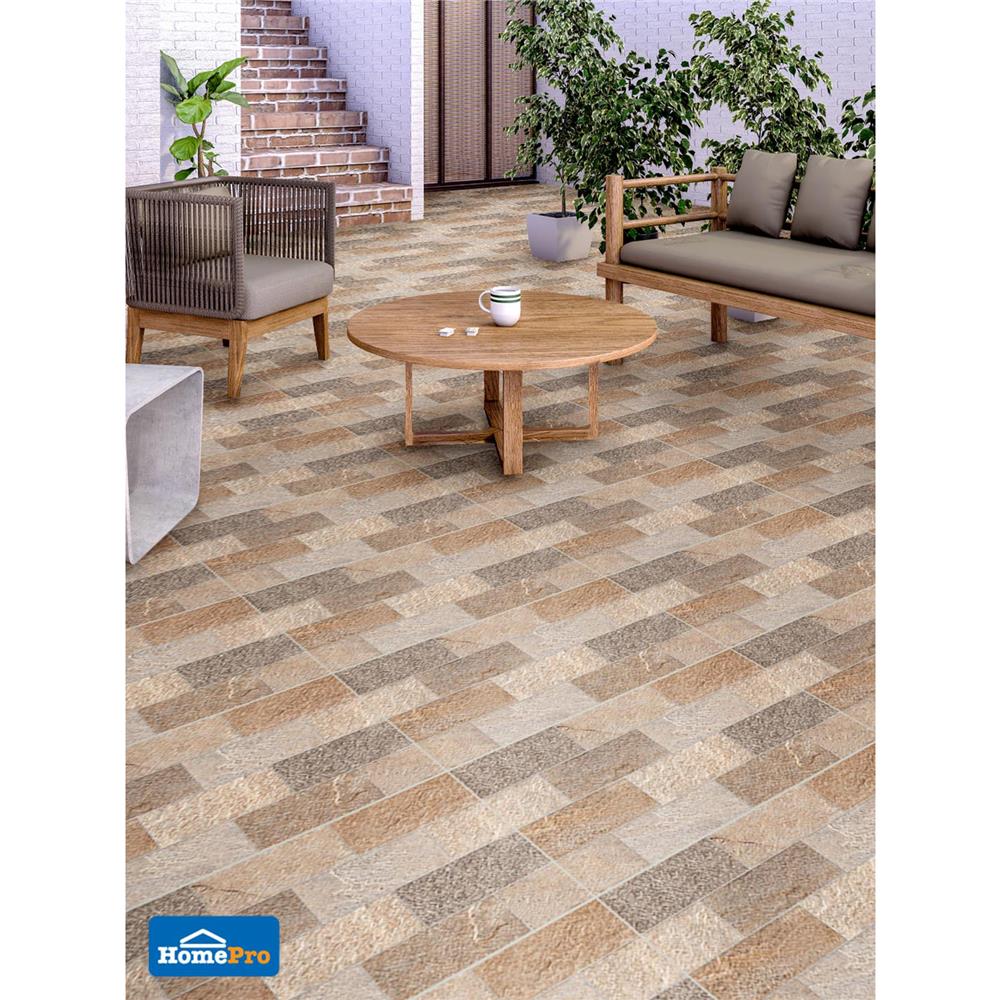 กระเบื้องพื้น 30x60 ซม. TARA เบลาส สโตน เบจ PM1.44M2