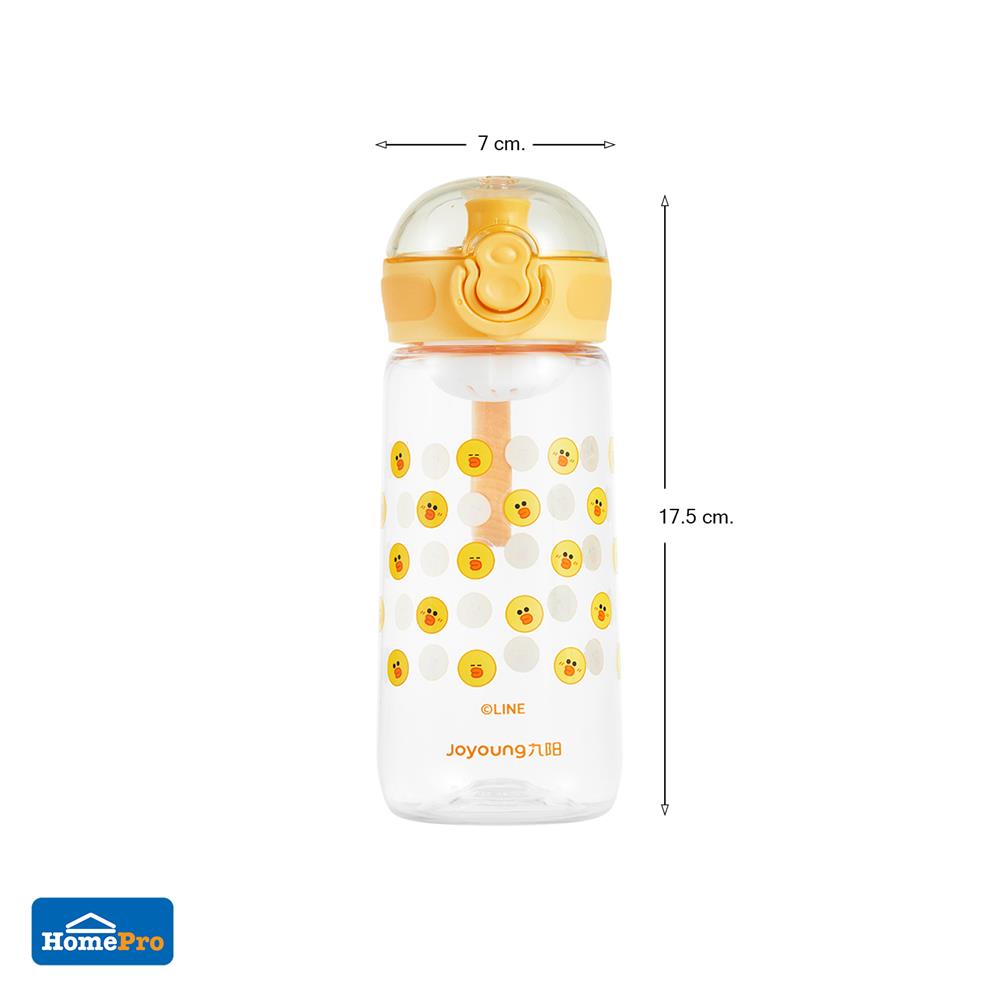 ขวดน้ำ TRITAN JOYOUNG LINE FRIEND SALLY 0.35 ลิตร สีเหลือง