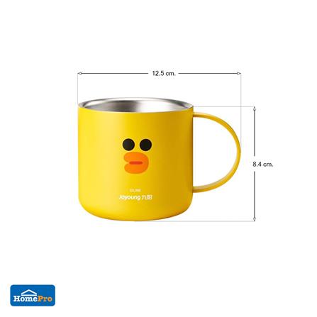 แก้วน้ำลดอุณหภูมิ 0.26 ลิตร JOYOUNG LINE FRIEND SALLY สีเหลือง_2