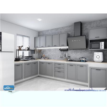 ตู้แขวนเดี่ยว CABIN COMO 40x60 ซม. สีเทา_3