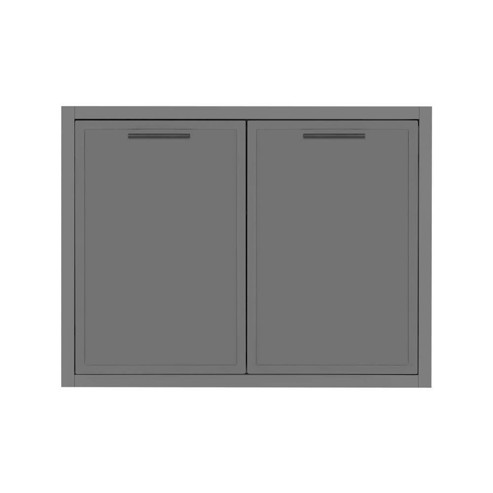 บานซิงค์คู่ CABIN COMO 83x65 ซม. สีเทา