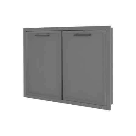 บานซิงค์คู่ CABIN COMO 83x65 ซม. สีเทา_1