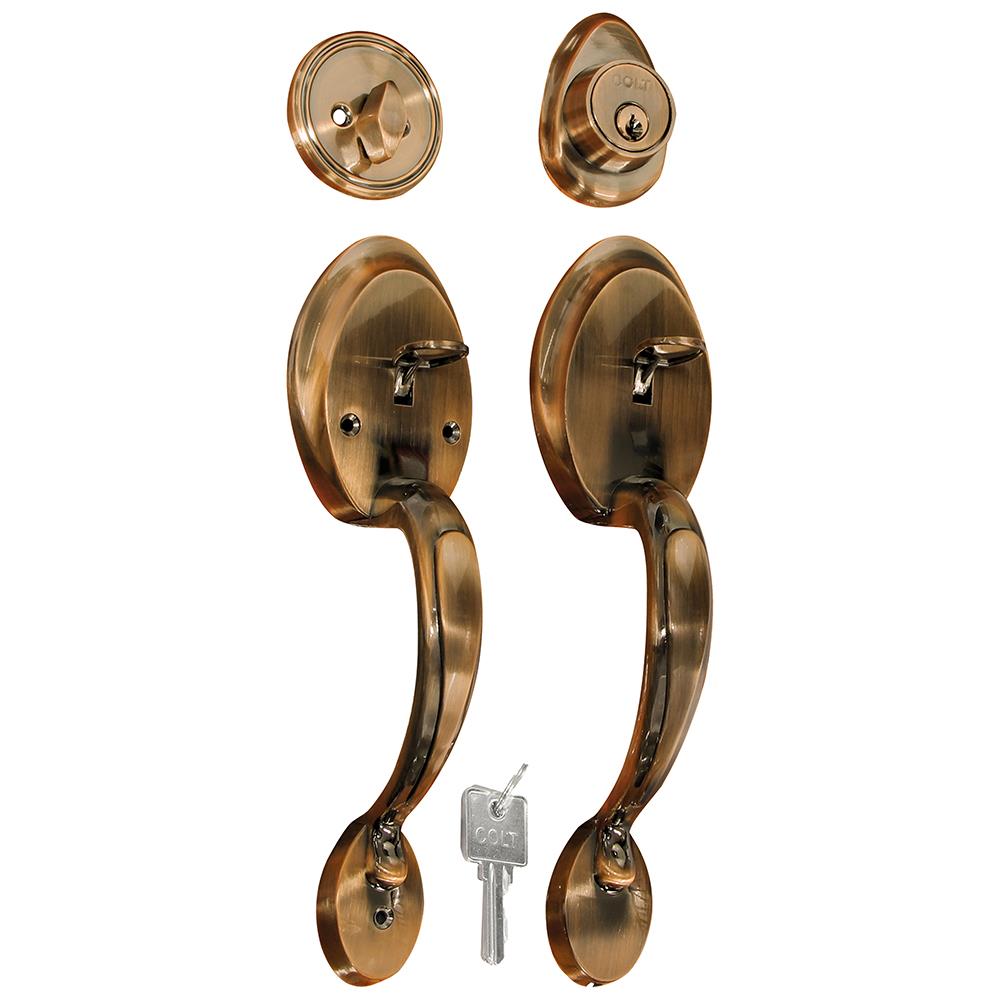 มือจับใหญ่ COLT 6051 (DOUBLE HANDLE) สีทองแดงรมดำ