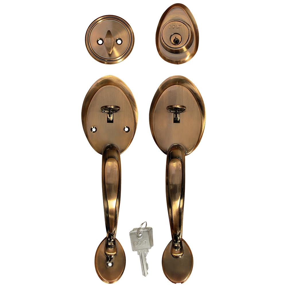 มือจับใหญ่ COLT 6051 (DOUBLE HANDLE) สีทองแดงรมดำ