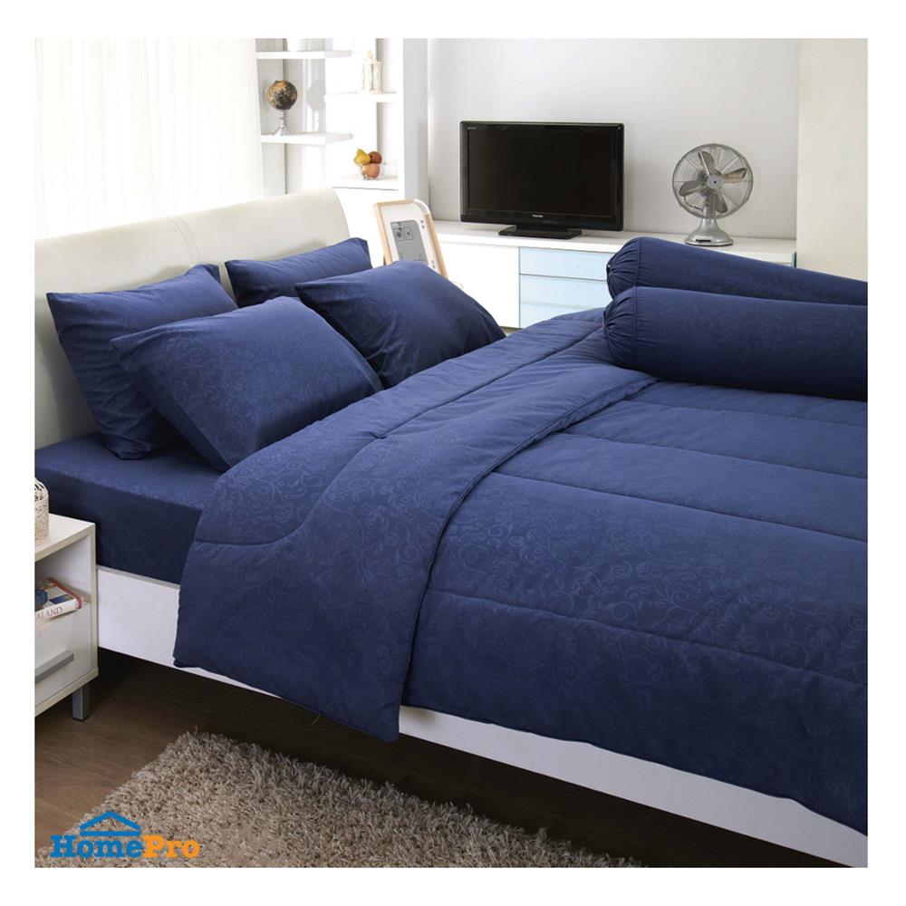 ชุดผ้าปูที่นอน 6 ฟุต 6 ชิ้น TULIP DELIGHT 60239-DL507