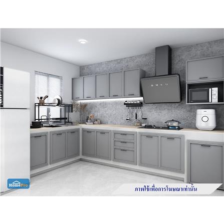 บานซิงค์เดี่ยว CABIN COMO 43x65 ซม. สีเทา_2