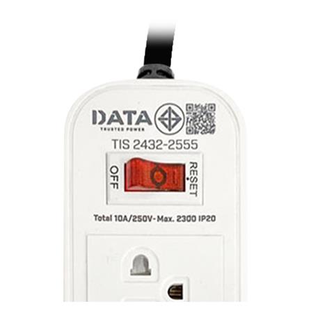 รางปลั๊กไฟ 3 ช่อง 1 สวิตช์ DATA AP239 2 ม._3