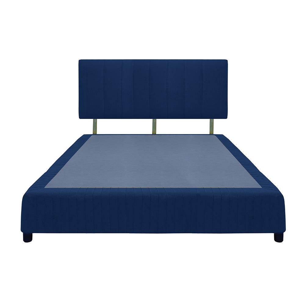 ฐานรองหัวเตียง 5 ฟุต LADY AMERICANA LASVEGUS สีน้ำเงิน