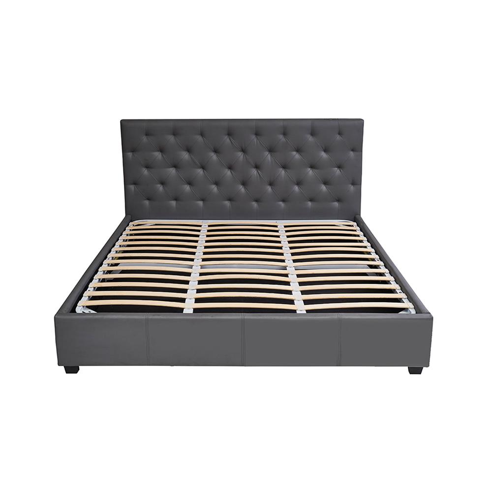 ฐานรองหัวเตียง 6 ฟุต LADY AMERICANA LE ZENITH สีเทา