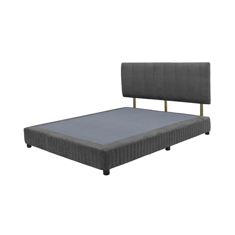 ฐานรองหัวเตียง 5 ฟุต LADY AMERICANA LASVEGUS สีเทา