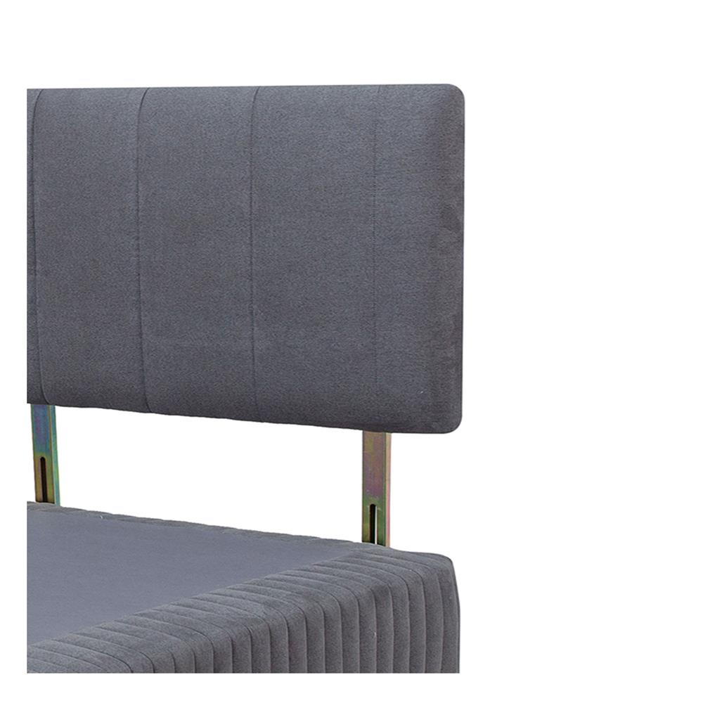 ฐานรองหัวเตียง 5 ฟุต LADY AMERICANA LASVEGUS สีเทา