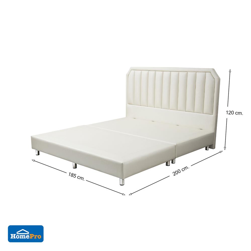 ฐานรองหัวเตียง 6 ฟุต HOME LIVING STYLE LUXE สีขาว