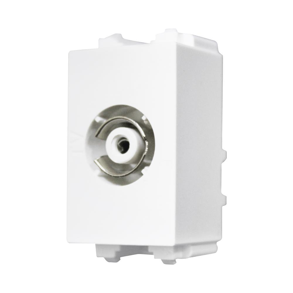 เต้ารับโทรทัศน์ 75 โอห์ม CT ELECTRIC TV-1 สีขาว