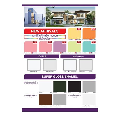 สีทาฝ้า JBP SORA P 7333 สีขาว ด้าน 5 แกลลอน_1