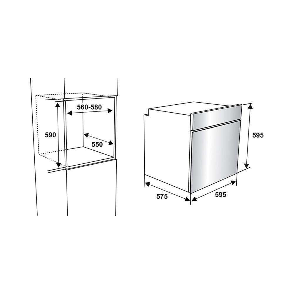 เตาอบฝังดิจิตอล MEX VRM9562B