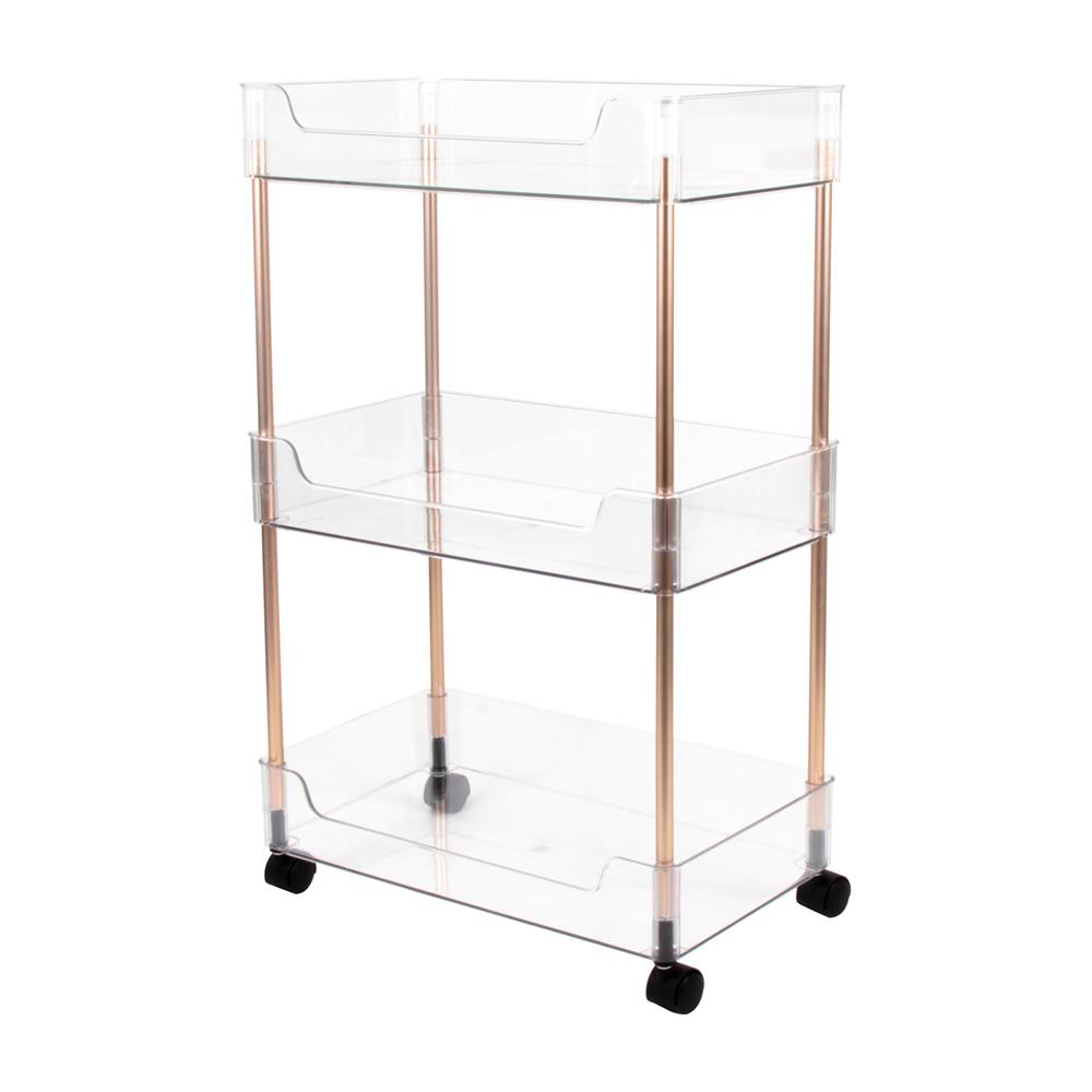 ชั้นวางของ 3 ชั้น มีล้อ KECH KLEAR 22.5x40.5x65 ซม.