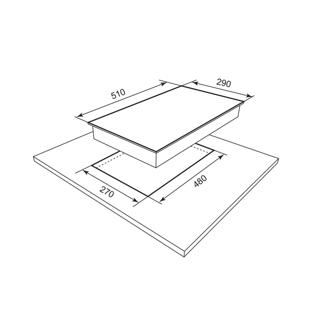 เตาฝังอินดักชั่น MEX VFL6532 30 ซม.