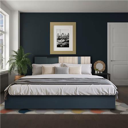 เตียง 6 ฟุต FURDINI KNIGHT สี NATURAL/เทาดำ_4