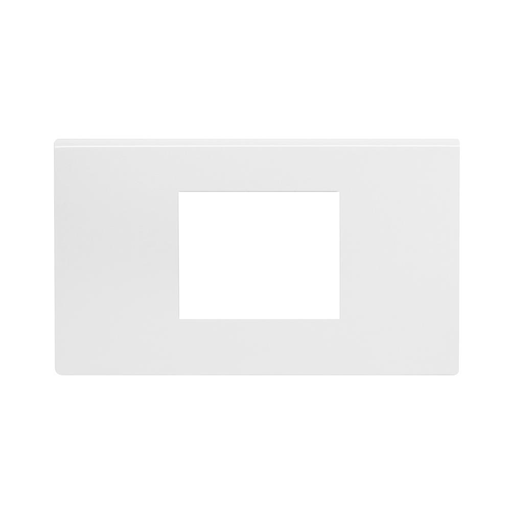 หน้ากาก 2 ช่องกลาง CT ELECTRIC A-1022 สีขาว